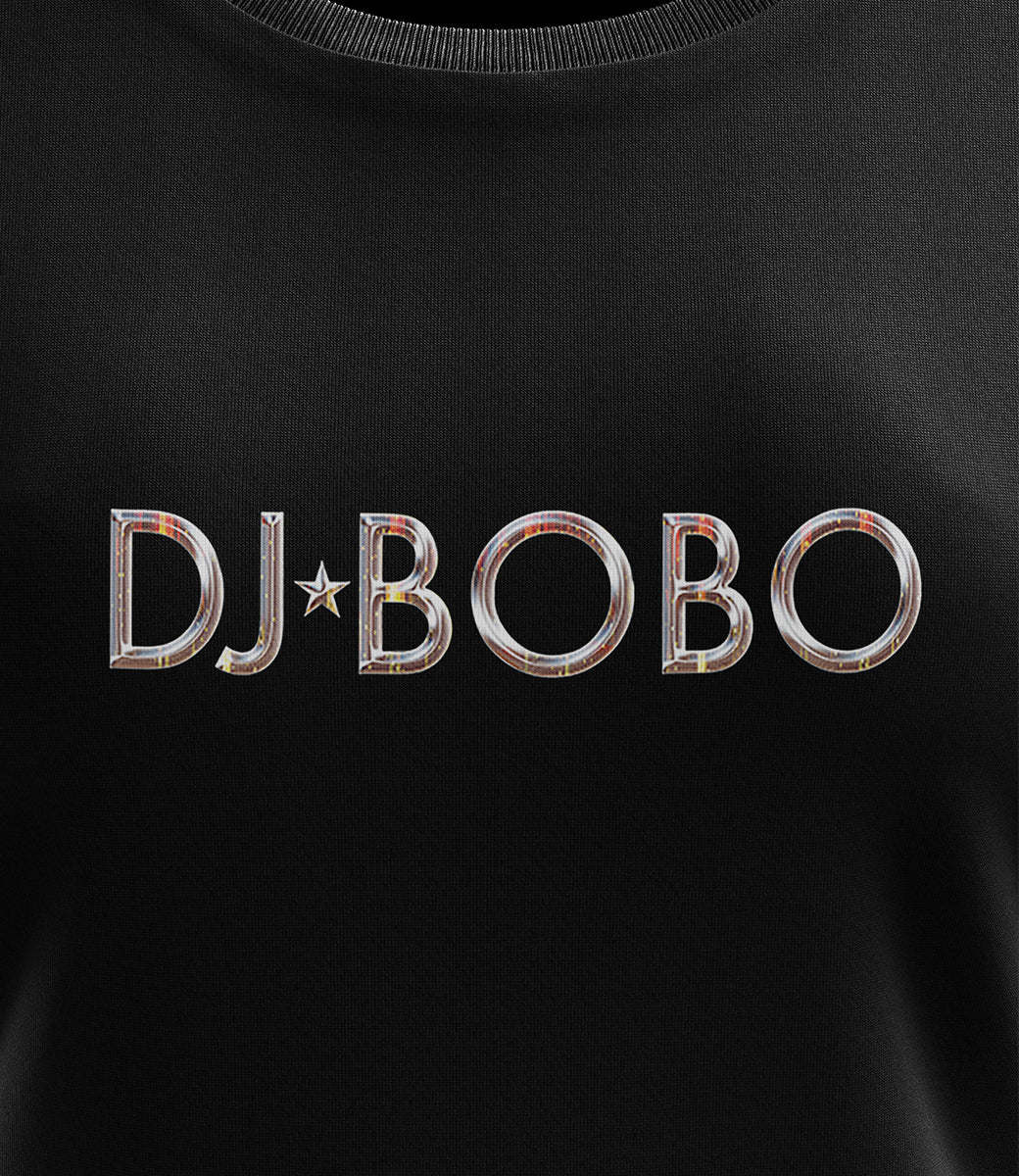 DJ Bobo T-Shirt Logo schwarz Damen
