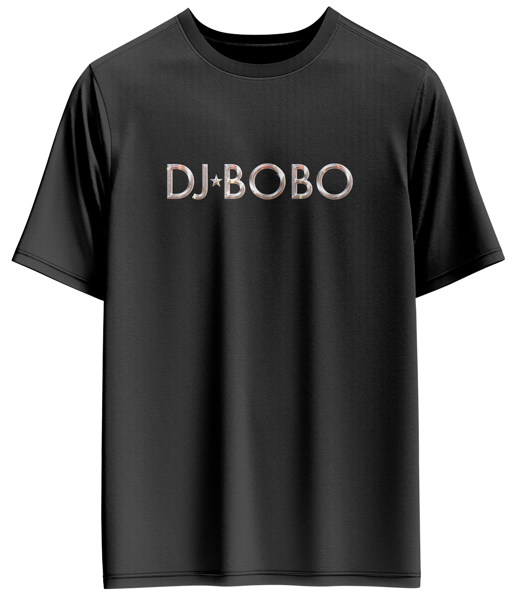 DJ Bobo T-Shirt Logo schwarz