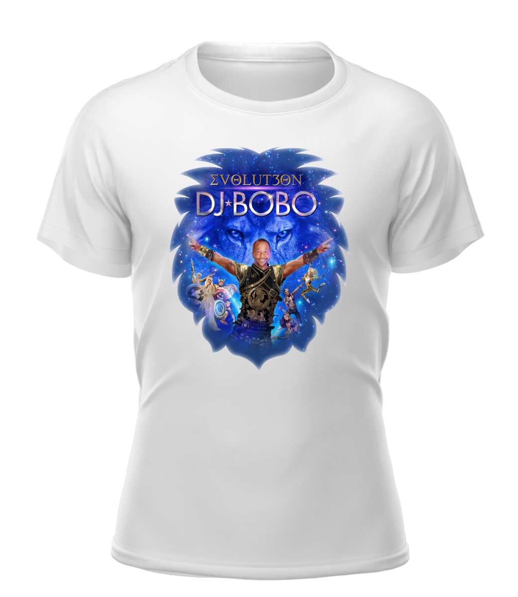 DJ BOBO EVOLUT30N Tour-Shirt weiß