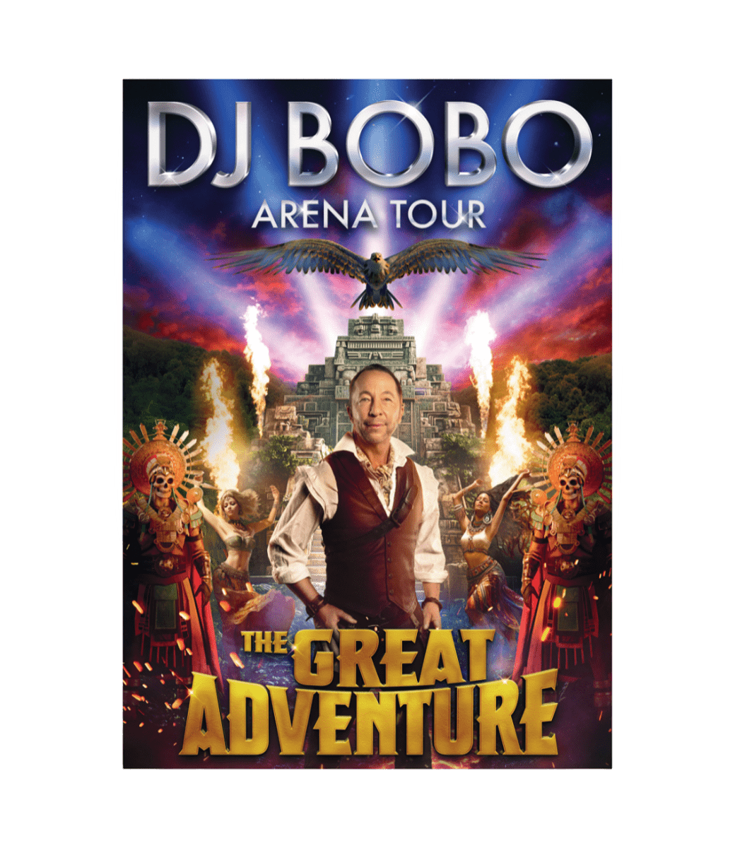 DJ Bobo Tourposter The Great Adventure (signiert)