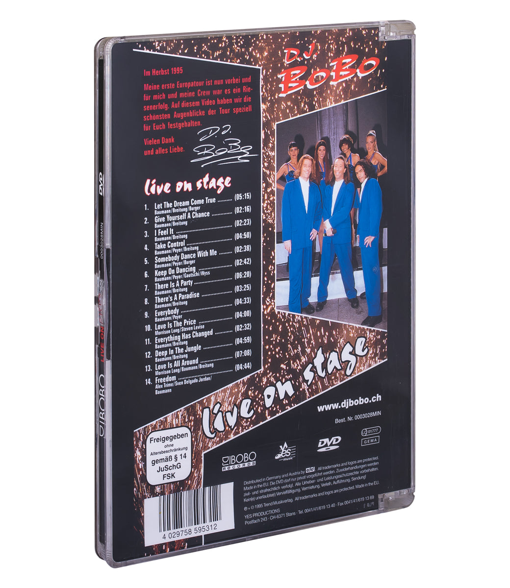 DJ Bobo - Live on Stage white DVD
