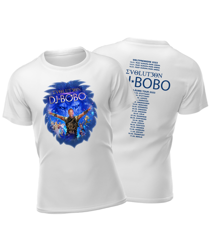 DJ BOBO EVOLUT30N Tour-Shirt weiß