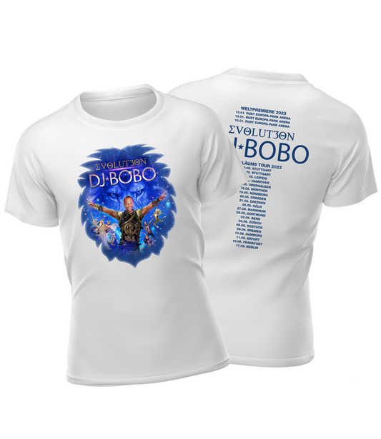 DJ BOBO EVOLUT30N Tour-Shirt weiß