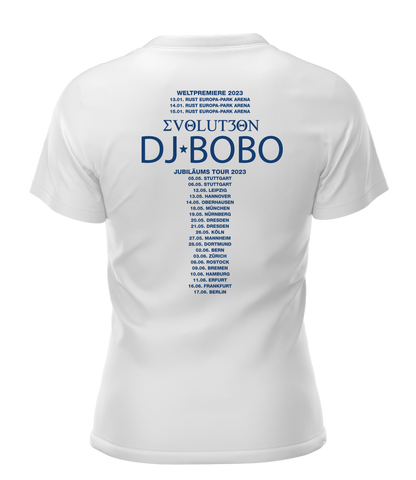 DJ BOBO EVOLUT30N Tour-Shirt weiß