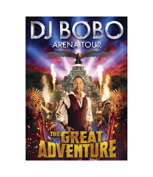 DJ Bobo Tourposter The Great Adventure (signiert)