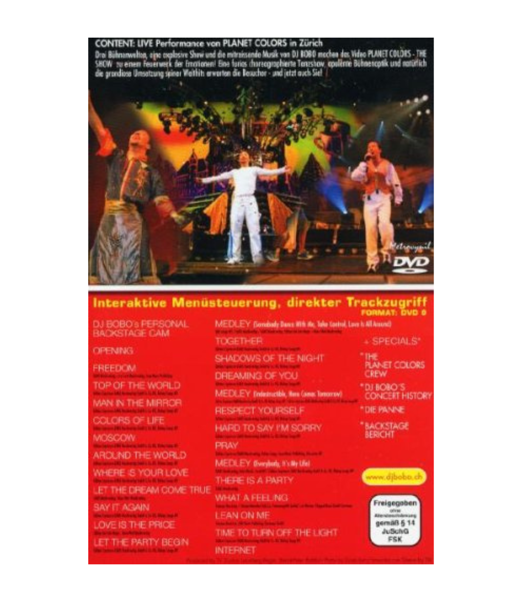 DJ Bobo - Planet Colors DVD