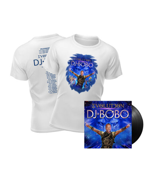 DJ BOBO EVOLUT30N (Evolution) Vinyl Bundle white